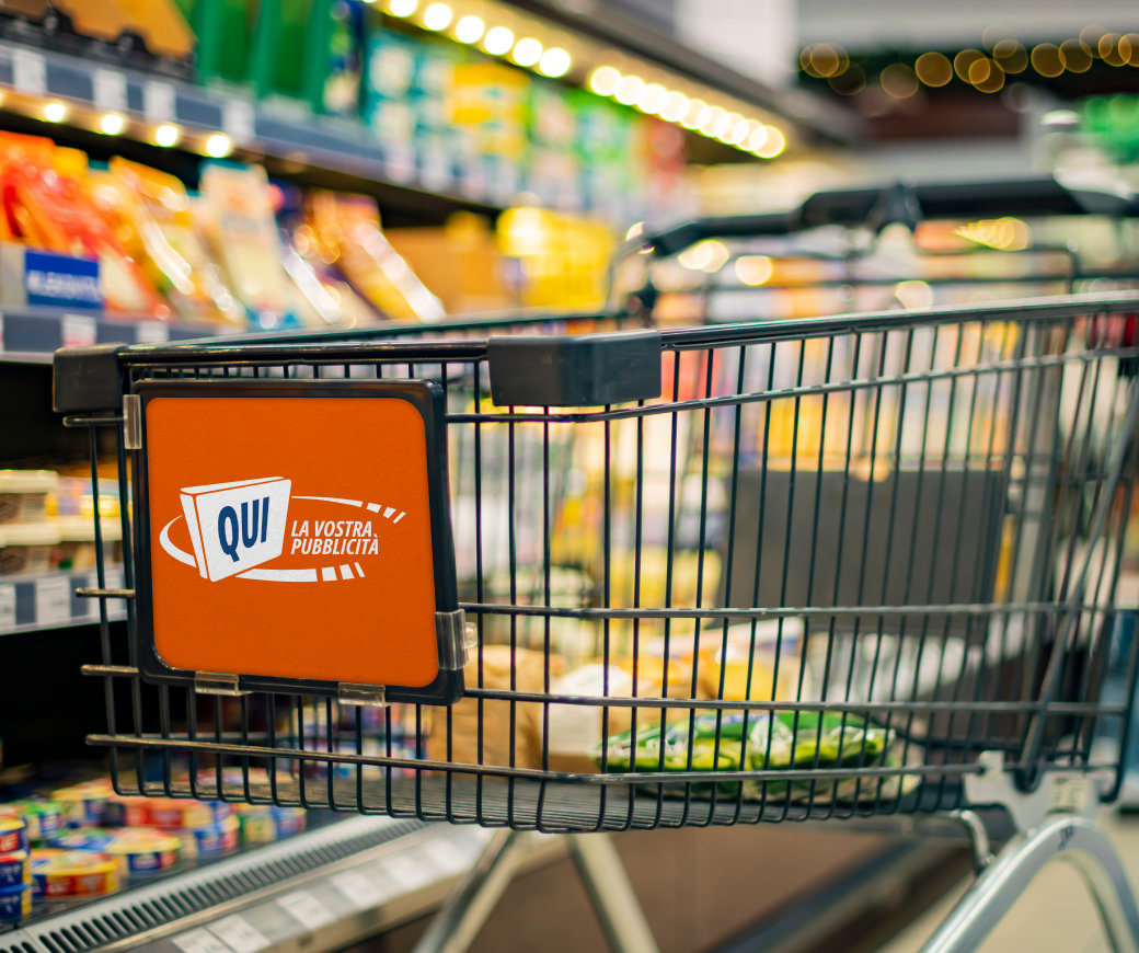 Branding sui carrelli spesa